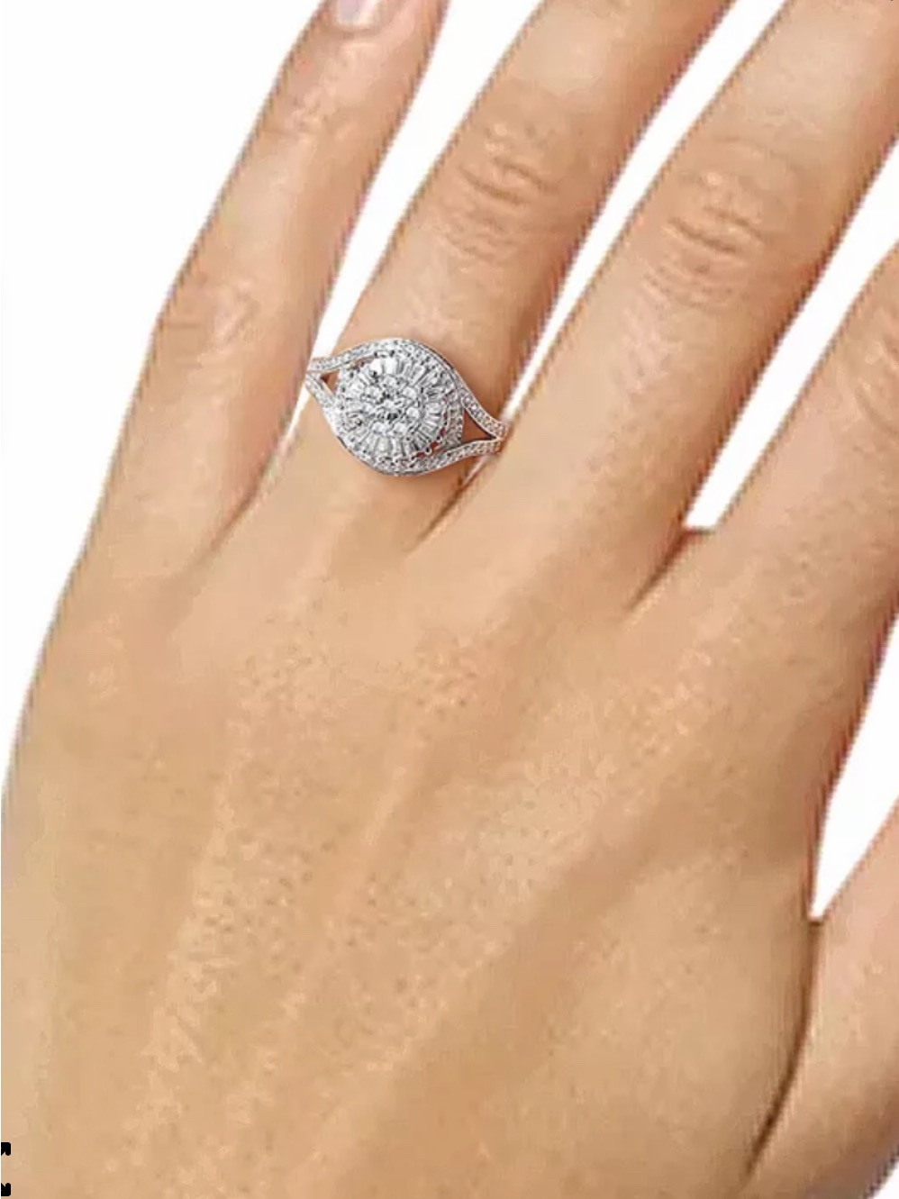 Starburst 12 Ct Diamond Ring